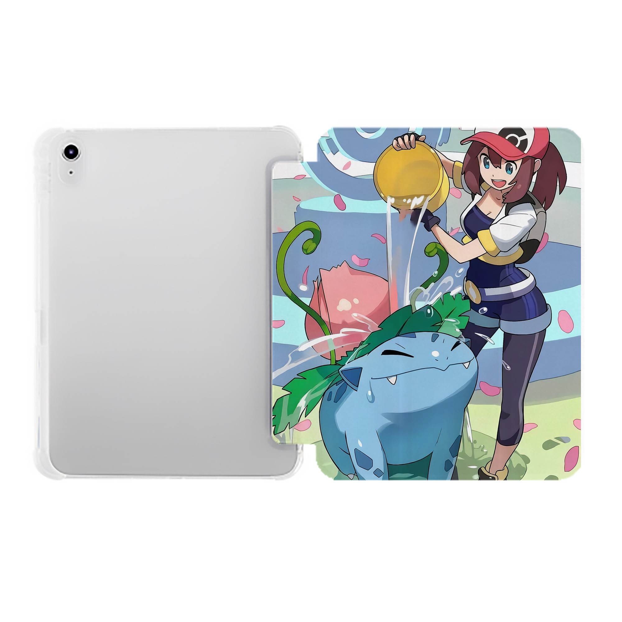 （画像用） ポケットモンスター Pokémon IPad ケース ペン収納付き 三つ折りスタンド PUレザー×シリコン 対応機種9.5/10.5/10.9インチ